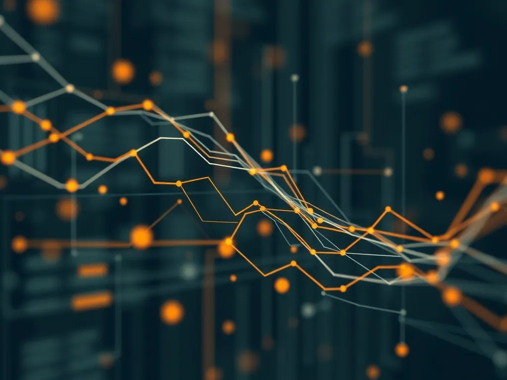 Abstract digital visualization of data streams and financial